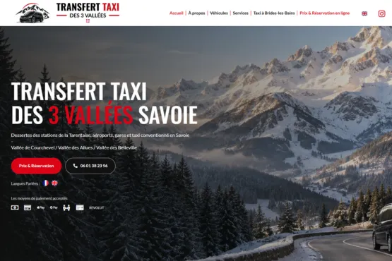 Transfert Taxi des 3 Vallées Savoie
